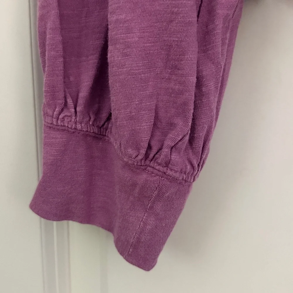 💜Anthropologie Pilcro Long-Sleeve Smocked Top - NWT
